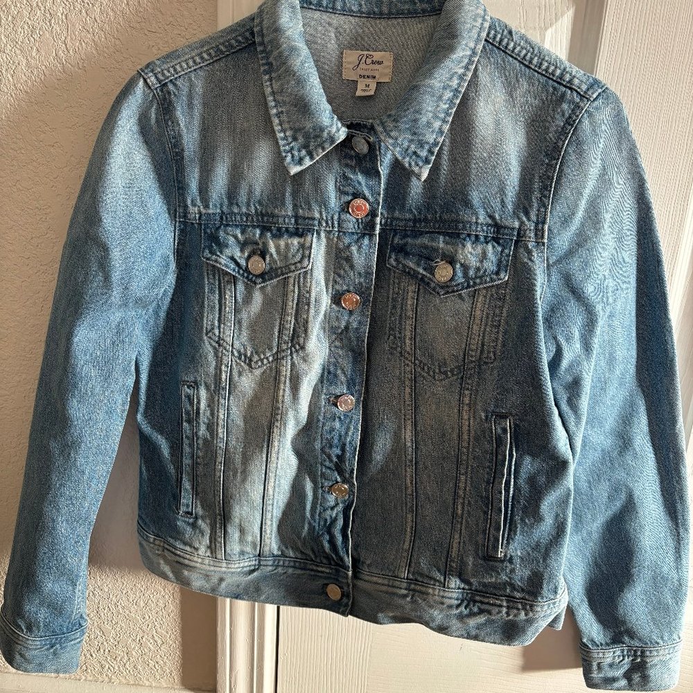 J Crew denim jacket size M